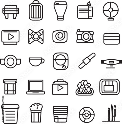 set of children toy vector