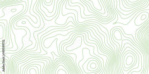 The black grey on white contours vector topography stylized height of the lines. The concept of a conditional geography scheme and the terrain path. Ultra wide. Map vector terrain Illustration. 
