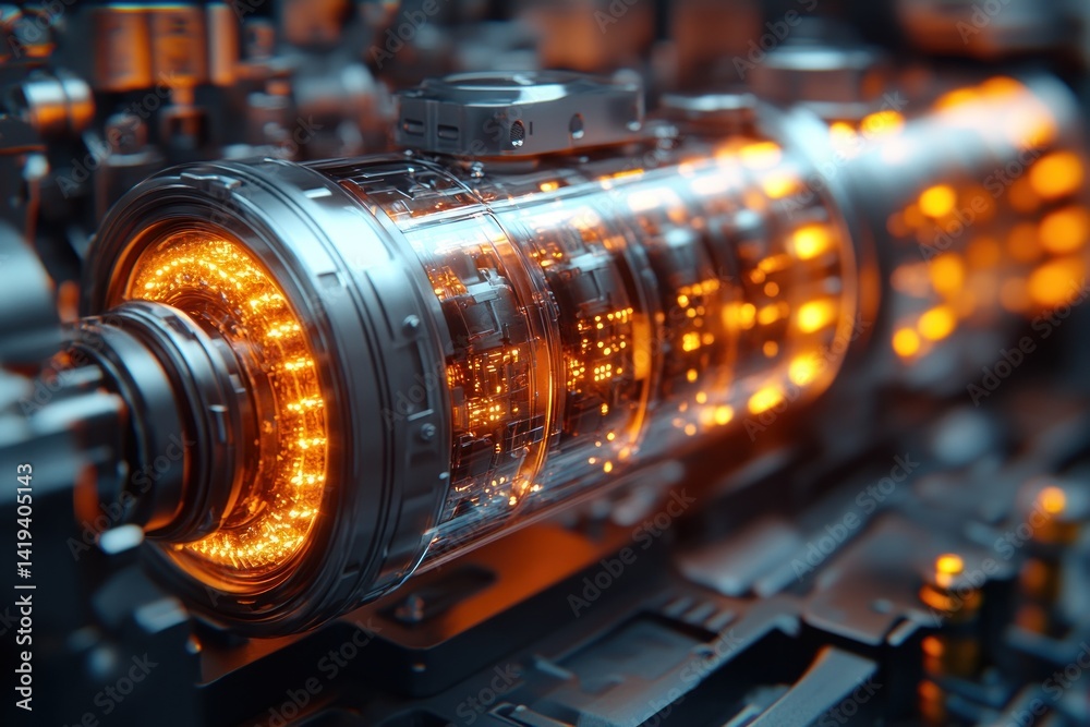 Fototapeta premium Advanced Engine Mechanism