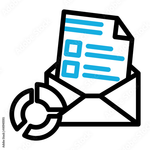 Emails Icon Line Color Style for Efficiency Pack Icon Themes
