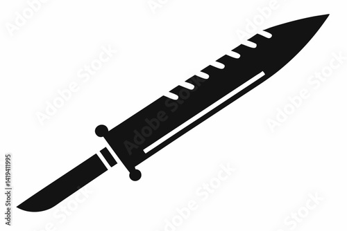 surgical blade silhouette line art vector illustration