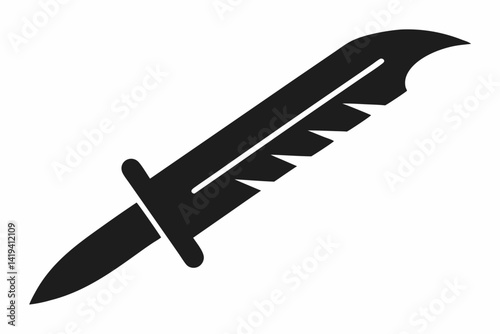 surgical blade silhouette line art vector illustration