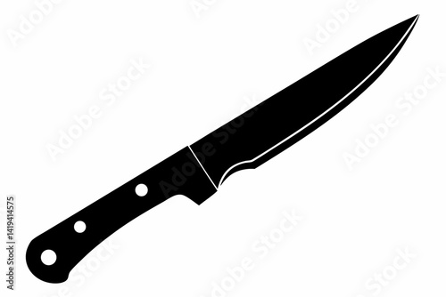 utility knife silhouette line art vector illustration