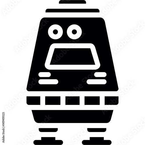 Space Capsule Glyph Icon