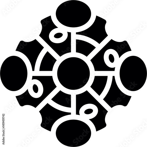 Artificial Gravity Glyph Icon