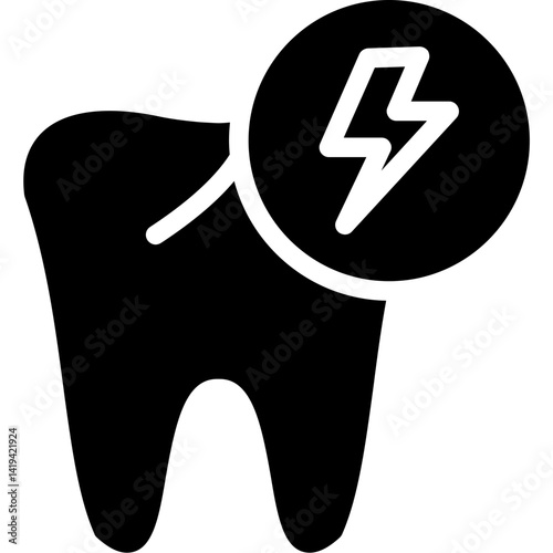 Tooth Ache Glyph Icon