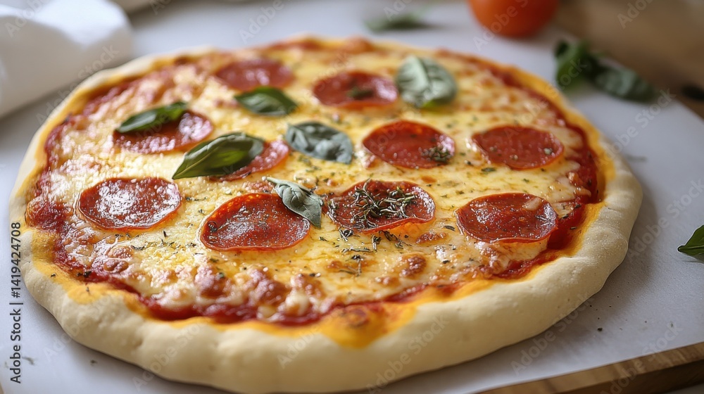 hot pizza in white space hot pizza in white space