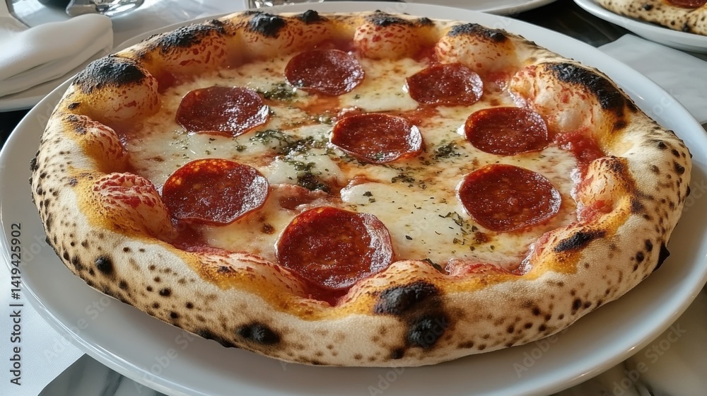 hot pizza in white space hot pizza in white space
