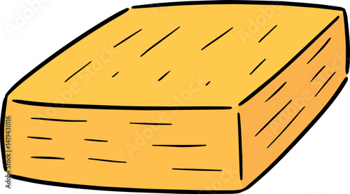 Illustration of tofu

