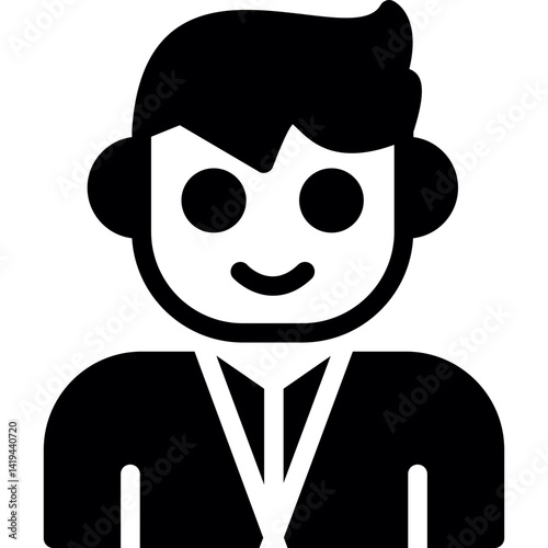 Business Suit Glyph Icon