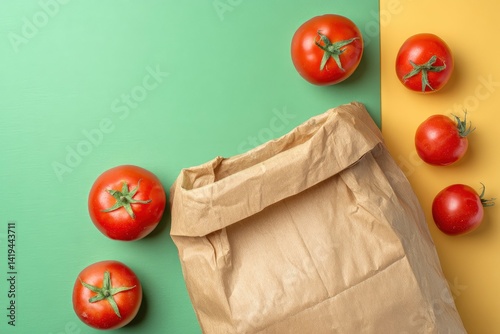 Tomatoes with Paper Bag