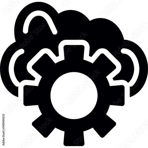 SaaS Glyph Icon