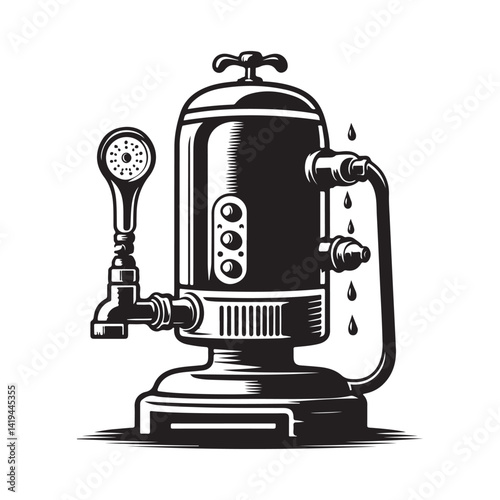 old fashioned gas pump