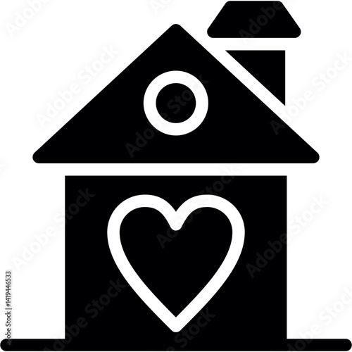 Homeowner's Association Glyph Icon