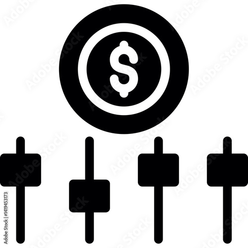 Flexible Spending Account Glyph Icon