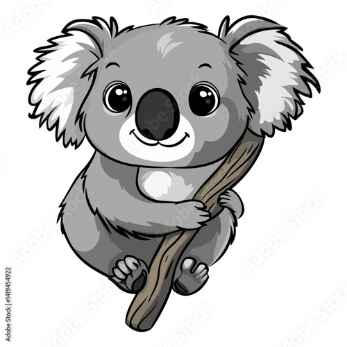 koala, animal, vector, transparent background