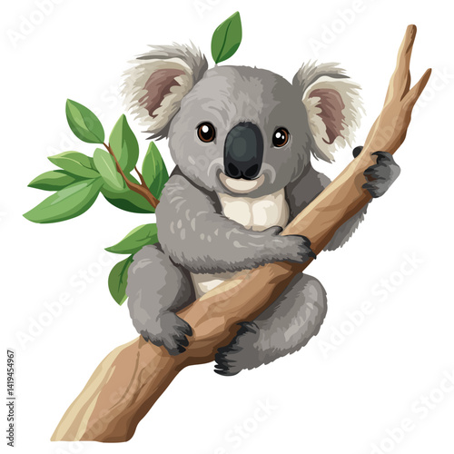koala, animal, vector, transparent background