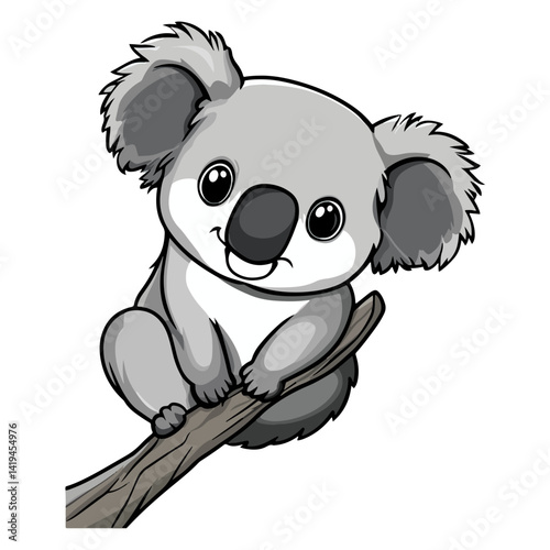 koala, animal, vector, transparent background