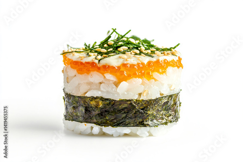 Wallpaper Mural a sushi with a variety of toppings on top Torontodigital.ca