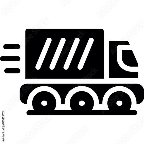 Truck Glyph Icon