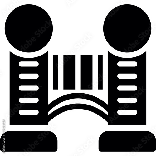 Bridge Glyph Icon