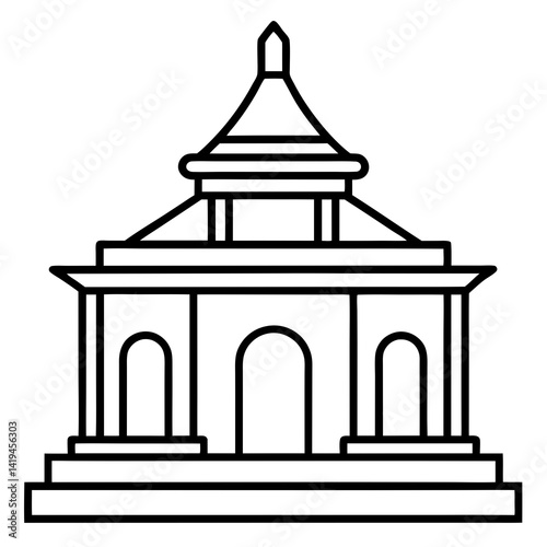 temple vector