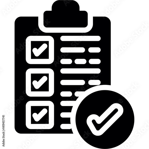 Accountability Glyph Icon