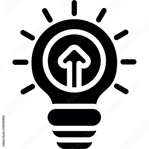 Growth Mindset Glyph Icon