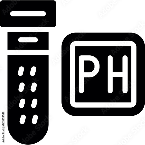 Soil Testing Glyph Icon