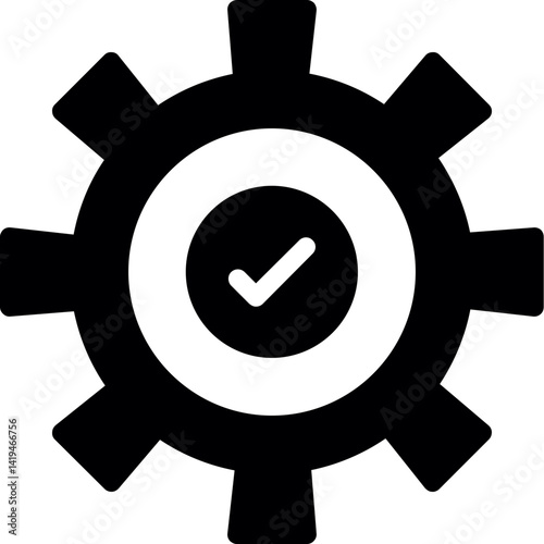 Quality Assurance Glyph Icon