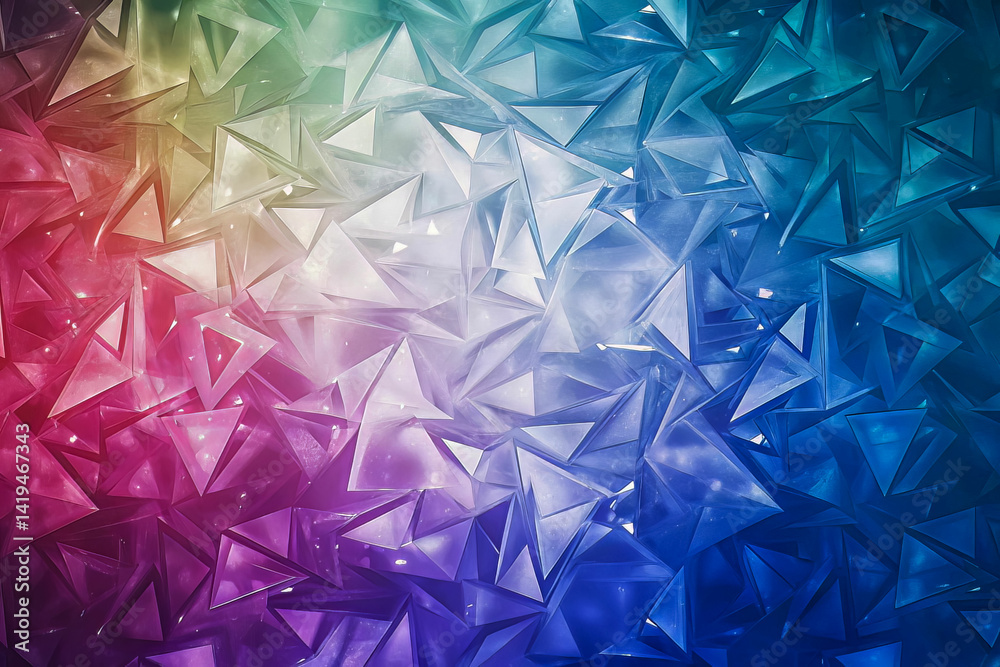 Futuristic Digital Abstract Backdrop in 3D Style Futuristic Digital Abstract Backdrop in 3D Style