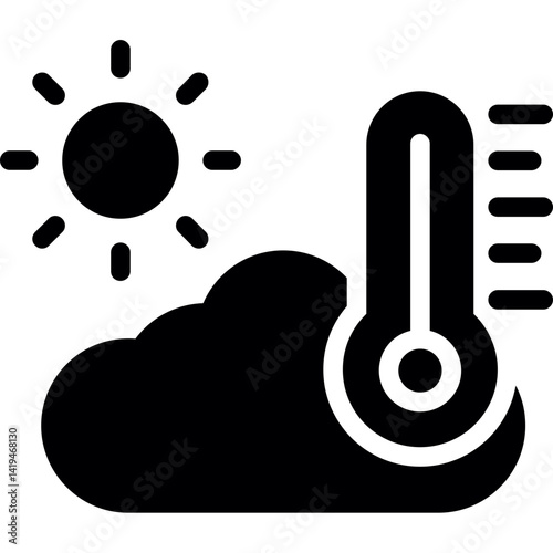 Climate Refugees Glyph Icon