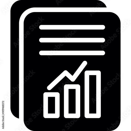 Accounting Glyph Icon