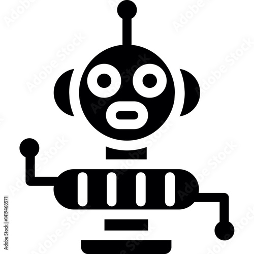 Robotics Glyph Icon