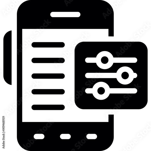 Electronics Troubleshooting Glyph Icon