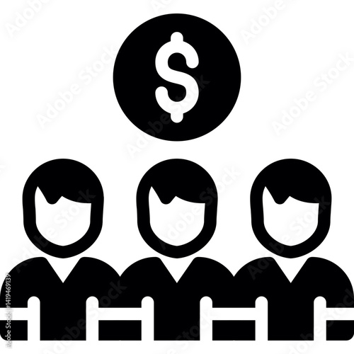 Shareholders Glyph Icon