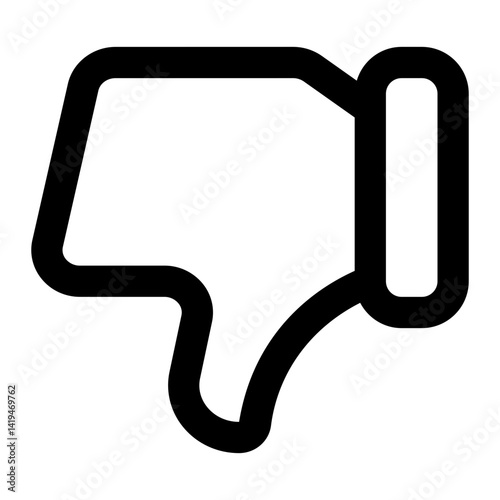 dislike icon for illustration