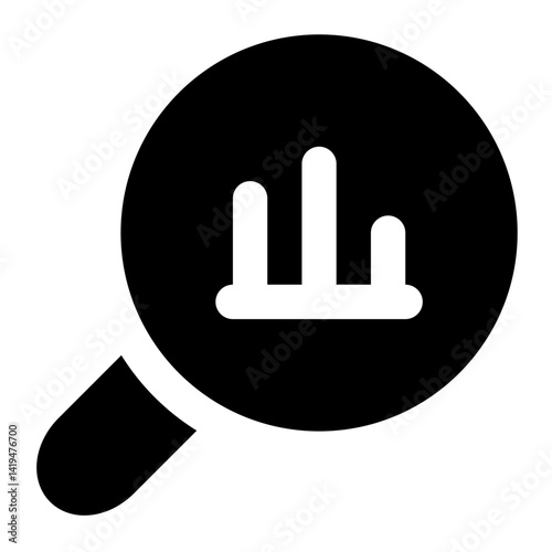 chart icon for illustration