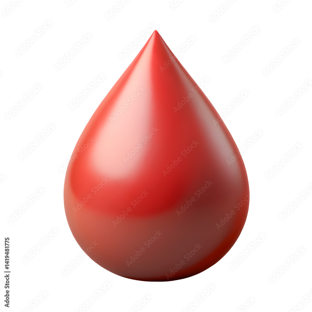 3D Plastic Red Drop Icon - Point, Element, Liquid
3D Plastic Red Drop Icon - Point, Element, Liquid