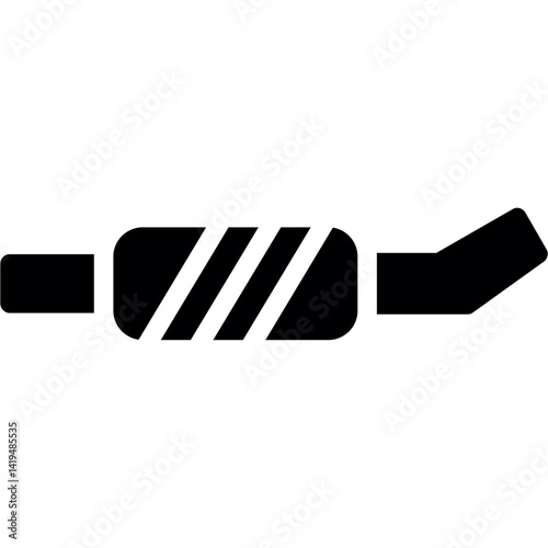 Muffler Glyph Icon