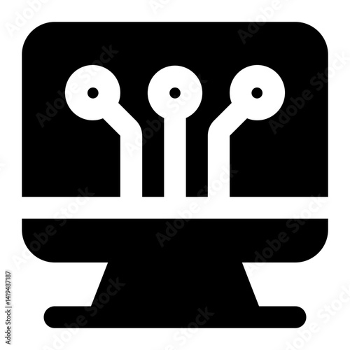 digitalization icon for illustration