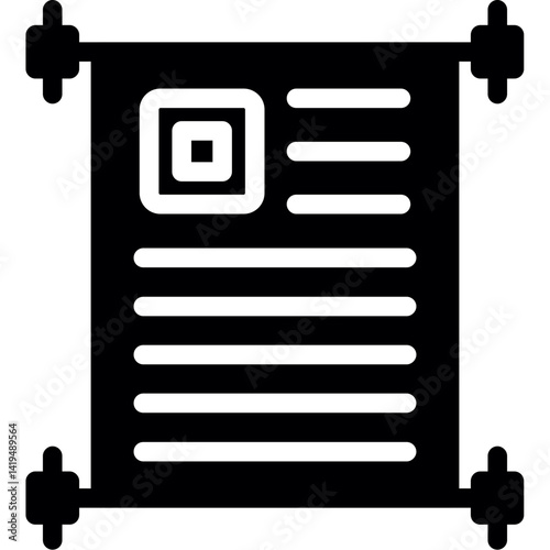 Papyrus Glyph Icon