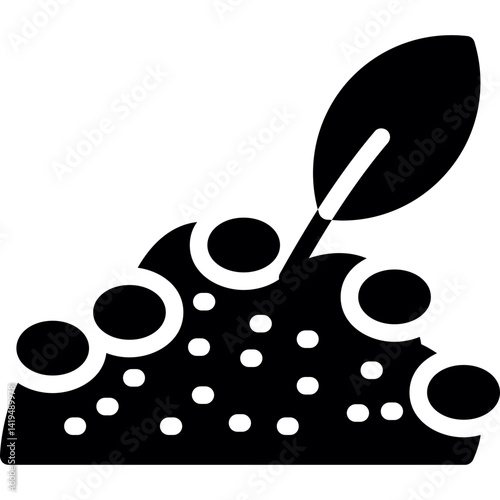 Sowing Seeds Glyph Icon