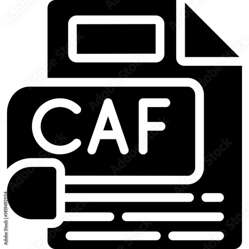 CAF Glyph Icon