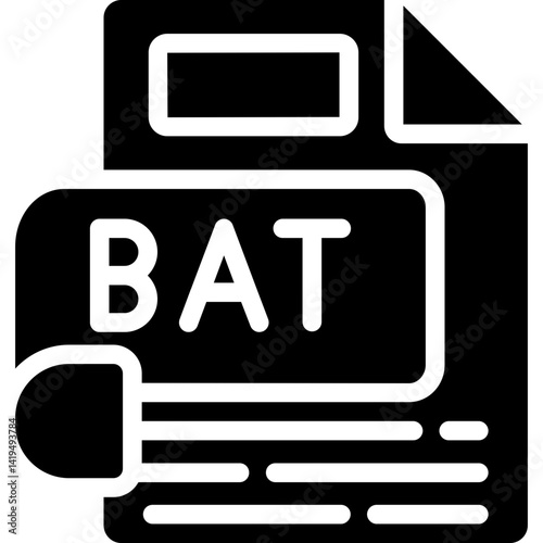 BAT Glyph Icon