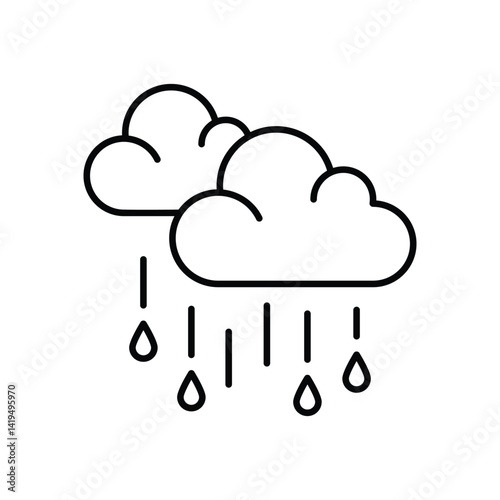 Hailstorm  Vector icon