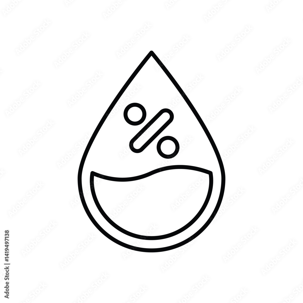 Humidity Vector icon Humidity Vector icon