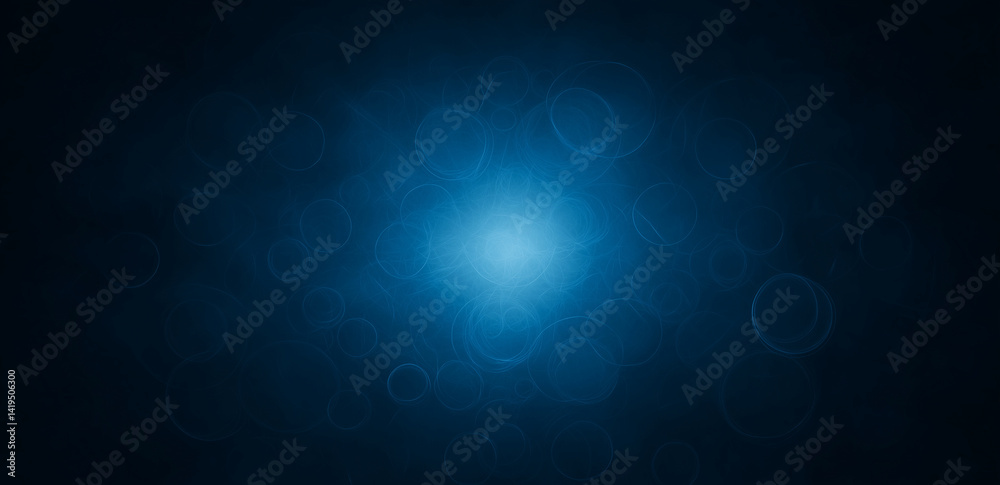 deep blue gradient background with soft lighting creates serene atmosphere, featuring circular bokeh effects that add depth and texture to image deep blue gradient background with soft lighting creates serene atmosphere, featuring circular bokeh effects that add depth and texture to image