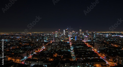 Wallpaper Mural City Skyline at Night Photos Torontodigital.ca