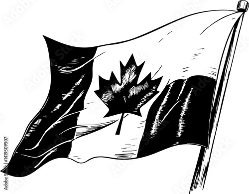 Celebrating canada day festive events canada cultural celebration urban landscape crowd view national pride